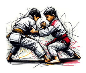 Jiu-Jitsu Training als Illustration
