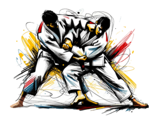Judo Training als Illustration